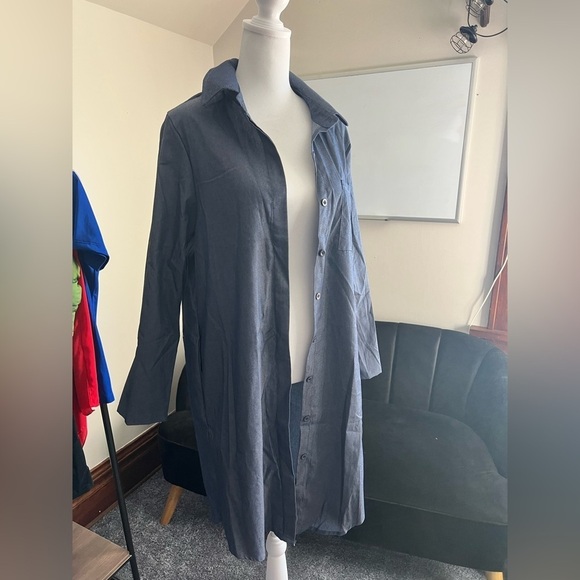 Tops - 3/$15 Denim Button-Up Shirt Dress
